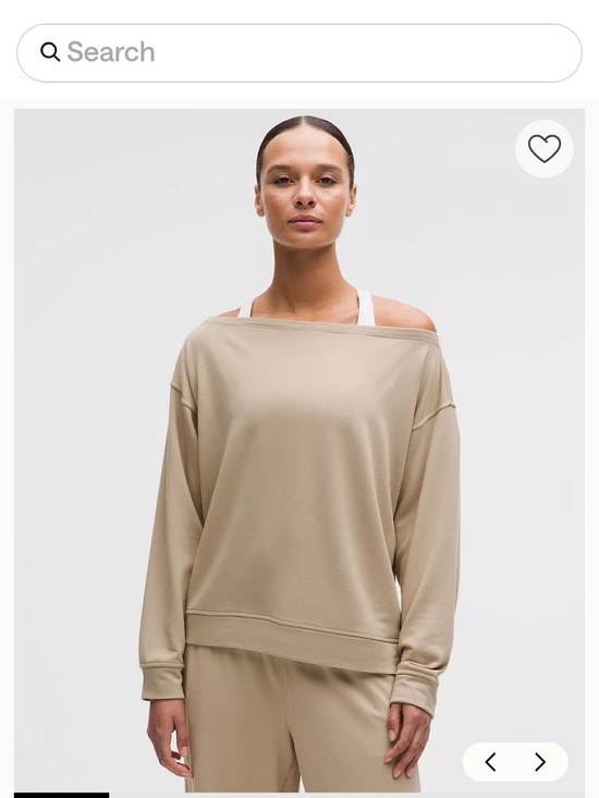 lululemon athletica Tops - New! Lululemon BeCalm Oversized Boatneck Long Sleeve